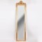 FLOOR MIRROR,  PU, SILVER, 45x5x180cm 751-13010