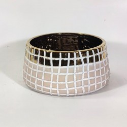САКСИЯ POT ЗЛАТНО И РОЗОВО 18X18X9.5CM САКСИЯ POT ЗЛАТНО И РОЗОВО 18X18X9.5CM