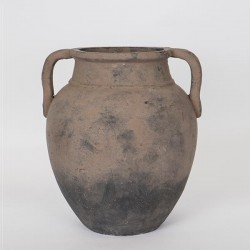 КЕРАМИЧНА САКСИЯ КАФЯВА 25X25.5X31 СМ КЕРАМИЧНА САКСИЯ КАФЯВА 25X25.5X31 СМ