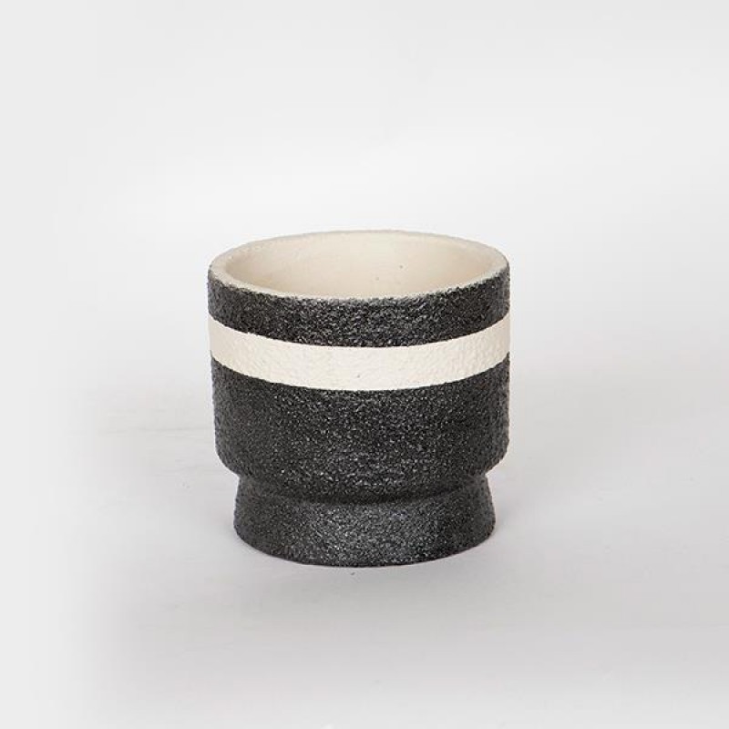 САКСИЯ ЦЕМЕНТ ЧЕРНО-БЯЛА 14X14X13 СМ