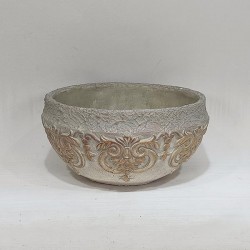 ЦЕМЕНТОВА САКСИЯ BEIGE 20X20X10.5CM ЦЕМЕНТОВА САКСИЯ BEIGE 20X20X10.5CM