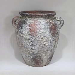 САКСИЯ ЦИМЕНТОВА СИВО-КАФЯВА 24.5X21X24.5CM САКСИЯ ЦИМЕНТОВА СИВО-КАФЯВА 24.5X21X24.5CM