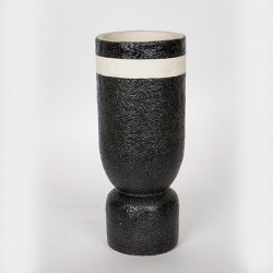 ДЕКОРАТИВНА ВАЗА ЧЕРНО-БЯЛА 12X12X30 СМ ДЕКОРАТИВНА ВАЗА ЧЕРНО-БЯЛА 12X12X30 СМ