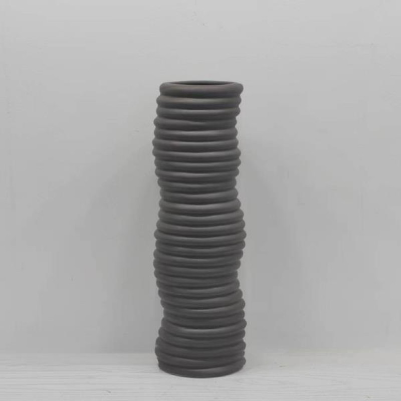 КЕРАМИЧНА ВАЗА СВЕТЛОСИВА 15.4X12.2X45.5CM КЕРАМИЧНА ВАЗА СВЕТЛОСИВА 15.4X12.2X45.5CM