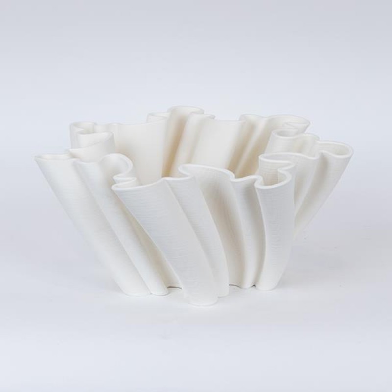 СЛАДКАРНИЦА, ПОРЦЕЛАН, 3D, БЯЛА, 34X34X15СМ СЛАДКАРНИЦА, ПОРЦЕЛАН, 3D, БЯЛА, 34X34X15СМ