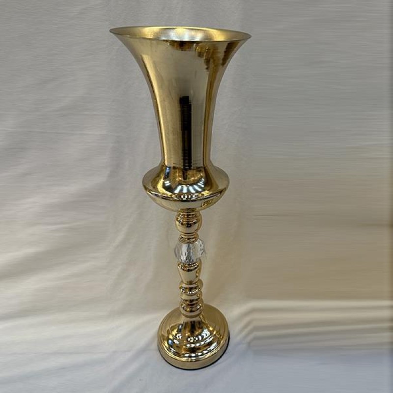 ВАЗА МЕТАЛ ЗЛАТИСТА H:56CM ВАЗА МЕТАЛ ЗЛАТИСТА H:56CM