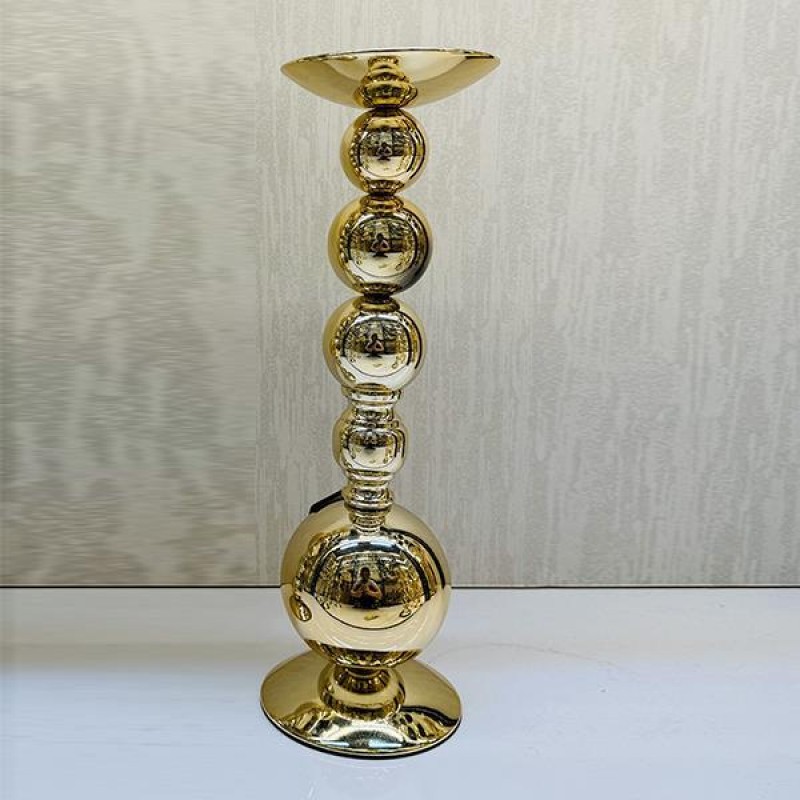 МЕТАЛЕН СВЕЩНИК, ЗЛАТИСТ, 10X38 СМ МЕТАЛЕН СВЕЩНИК, ЗЛАТИСТ, 10X38 СМ