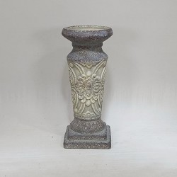 СВЕТЛОДЪРЖАТЕЛ ЗА СВЕЩ, БЕТОН, СИВО-БЕЖОВ, 10X10X23.5 СМ СВЕТЛОДЪРЖАТЕЛ ЗА СВЕЩ, БЕТОН, СИВО-БЕЖОВ, 10X10X23.5 СМ