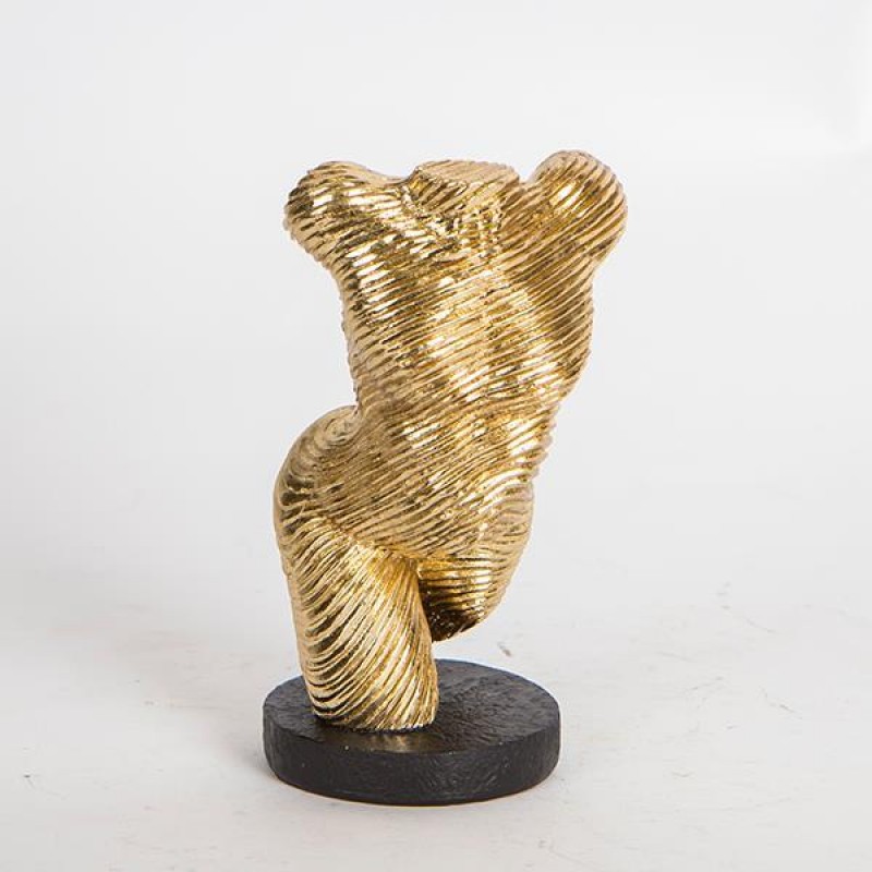 ДЕКОРАТИВНА СКУЛПТУРА ЗЛАТИСТА 9X9X15.5 СМ
