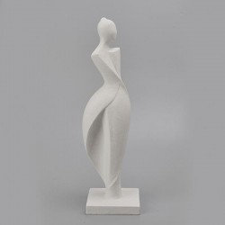 ДЕКОРАТИВНА ФИГУРА ЖЕНА, ОФ УАЙТ