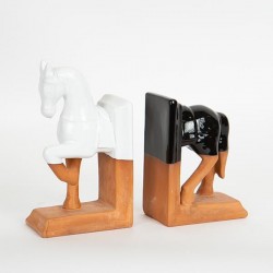ДЕКОРАТИВЕН КОМПЛЕКТ КОНЧЕТА ОТ КЕРАМИКА, ТЕРАКОТА, ЧЕРНО-БЯЛ, 2 БР. ДЕКОРАТИВЕН КОМПЛЕКТ КОНЧЕТА ОТ КЕРАМИКА, ТЕРАКОТА, ЧЕРНО-БЯЛ, 2 БР.