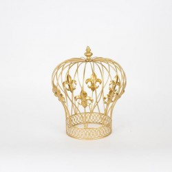 CROWN DÉCOR МЕТАЛНА ЛАМПА ЗЛАТИСТА CROWN DÉCOR МЕТАЛНА ЛАМПА ЗЛАТИСТА