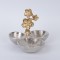 DESSERT TOWER, METAL, GOLD-SILVER, 26x19x20cm 754-11028