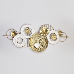 WALL DECOR, METALLIC, GOLD & SILVER, 134.6x57.8x6.4cm 755-10025 WALL DECOR, METALLIC, GOLD & SILVER, 134.6x57.8x6.4cm 755-10025