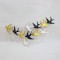 WALL DECOR, METALLIC, BIRDS, SILVER, 100,71x1,7x39,75cm 755-10041