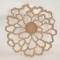 WALL DECOR, METALLIC, FLOWER, GOLD, 63.5x64.8x1.7cm 755-10058