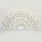 WOOD CARVING, WHITE, 79x40x2cm 755-10059