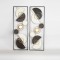 WALL DECOR, WHITE,GREY & GOLD, 90x30x1.2cm 755-10076