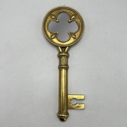 WALL DECOR, KEY, GOLD & BLACK, 13.5x2.3x37cm 755-10085