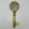 WALL DECOR, KEY, GOLD & BLACK, 13.5x2.3x37cm 755-10085