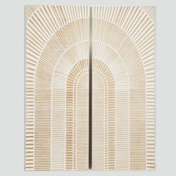 CANVAS,WALL ART,S/2,GATE,45x4x120cm 755-12010 CANVAS,WALL ART,S/2,GATE,45x4x120cm 755-12010
