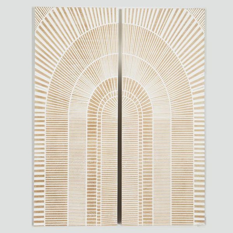 CANVAS,WALL ART,S/2,GATE,45x4x120cm 755-12010