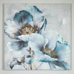 CANVAS WALL ART, FLOWERS, 80x80x3.5cm 755-12015 CANVAS WALL ART, FLOWERS, 80x80x3.5cm 755-12015