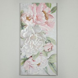 КАНВАС ПАНА С ЦВЕТЯ 80X120 СМ