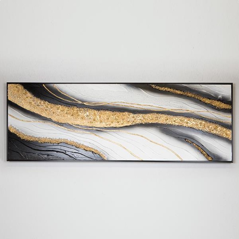ПАНА СТЕННО ИЗКУСТВО CANVAS, ЧЕРНО-БЯЛО И ЗЛАТНО ПАНА СТЕННО ИЗКУСТВО CANVAS, ЧЕРНО-БЯЛО И ЗЛАТНО
