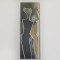 CANVAS PRINT,  WOMEN FIGURES,  BLACK-BEIGE, 30x90cm 755-12079