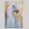 CANVAS PRINT, HORSE, GOLD-LIGHT GREY, 40x60cm 755-12089
