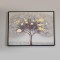 CANVAS  PAINTING, TREE, GOLD & GREY, 60x80x3.5 cm 755-12154