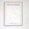 ПЛАТНО В РАМКА СЪС СТИРОПОР, СИВО-БЯЛО, 45X60X2,2 СМ