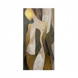 CANVAS PICTURE, BODY, BLUE-GREY-BROWN, 70x140x3cm 755-12241