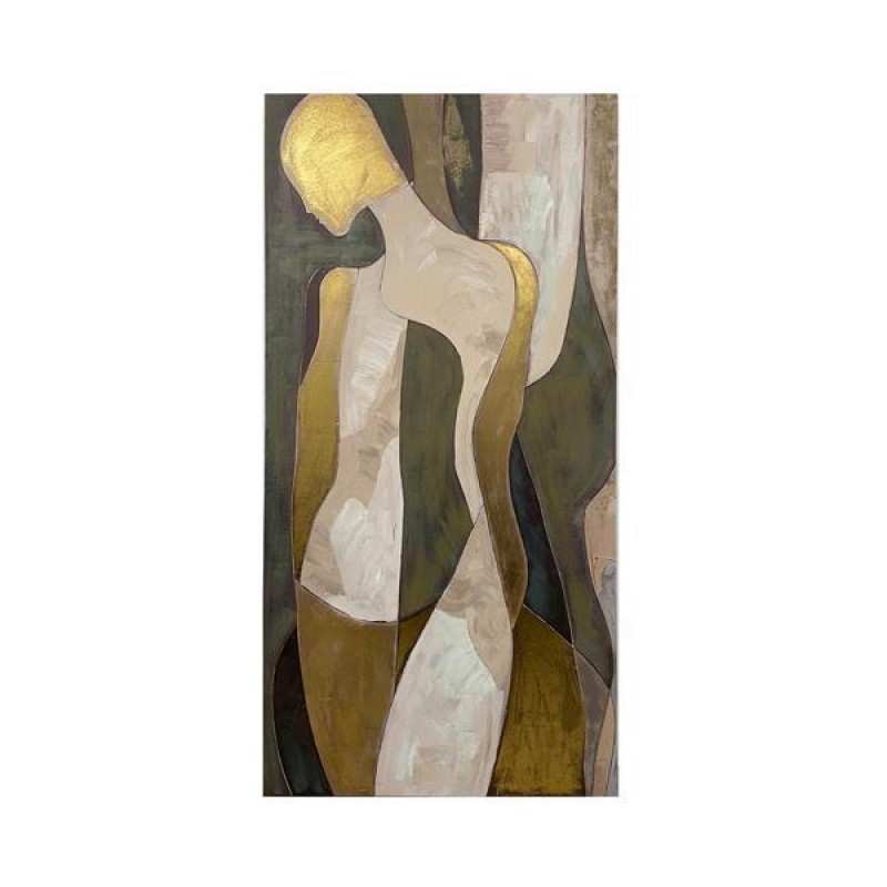CANVAS PICTURE, BODY, BLUE-GREY-BROWN, 70x140x3cm 755-12241