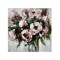 CANVAS PICTURE, FLOWERS, PINK-GREEN-WHITE, 100x100x3cm 755-12246