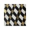 CANVAS PICTURE, SQUARES, BLACK-GOLD-WHITE, 80x80x3.5cm 755-12252