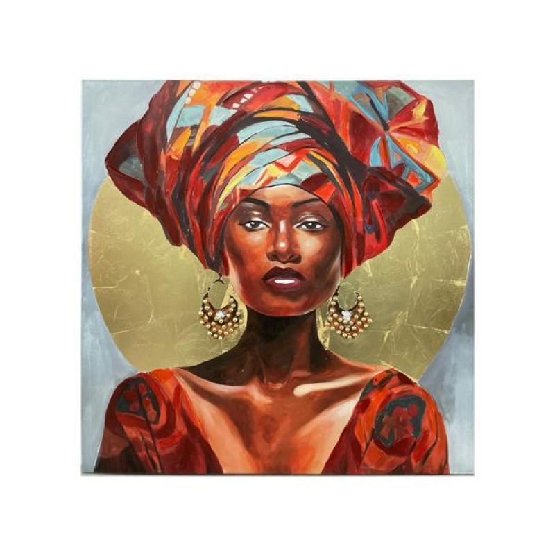 CANVAS PICTURE, WOMAN, MULTICOLOR, 100x100x3cm 755-12254