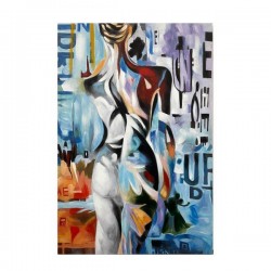 CANVAS PICTURE, BODY, MULTICOLOR, 80x120x3cm 755-12261