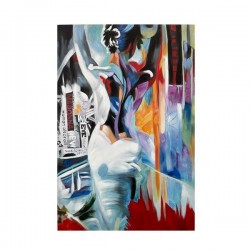 CANVAS PICTURE, BODY, MULTICOLOR, 80x120x3cm 755-12262