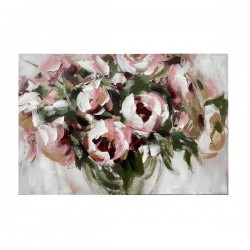 CANVAS PICTURE, FLOWERS, PINK-GREEN-WHITE, 80x120x3cm 755-12263 CANVAS PICTURE, FLOWERS, PINK-GREEN-WHITE, 80x120x3cm 755-12263
