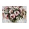 CANVAS PICTURE, FLOWERS, PINK-GREEN-WHITE, 80x120x3cm 755-12263