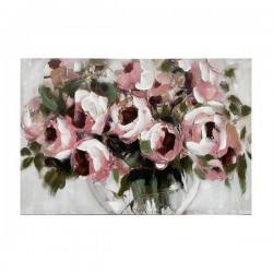 CANVAS PICTURE, FLOWERS, PINK-GREEN-WHITE, 80x120x3cm 755-12264 CANVAS PICTURE, FLOWERS, PINK-GREEN-WHITE, 80x120x3cm 755-12264