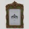TABLE PHOTO  FRAME(13x18cm), POLYRESIN,ANTIQUE,  GOLD-GREEN, 13x18cm 756-12024