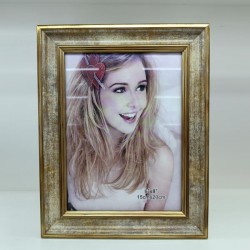 TABLE PHOTO FRAME, PLASTIC, ANTIQUE SILVER, 15x20cm 756-12129