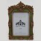 TABLE PHOTO  FRAME, POLYRESIN,ANTIQUE,  GOLD-GREEN, 15.4x2.3x24.7cm 756-12141
