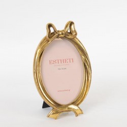 TABLE PHOTO FRAME, POLYRESIN, GOLD-BLACK, 12.8x3.2x21.3cm 756-12148 TABLE PHOTO FRAME, POLYRESIN, GOLD-BLACK, 12.8x3.2x21.3cm 756-12148