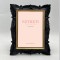 TABLE PHOTO FRAME (13x18), POLYRESIN, BLACK-GOLD, 18.5x1.5x23.5cm 756-12172