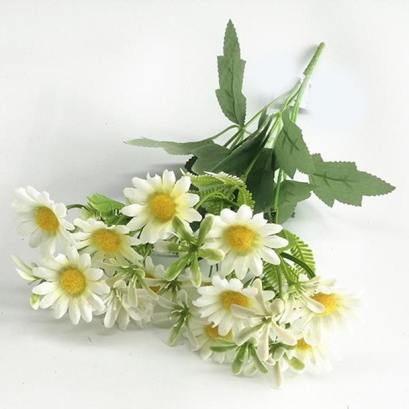 DAISY BOUQUET, 6 BRANCHES, PEACH, 35cm 758-10059