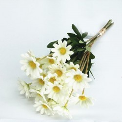 DAISY BOUQUET, 6 BRANCHES, WHITE, 32cm 758-10062 DAISY BOUQUET, 6 BRANCHES, WHITE, 32cm 758-10062
